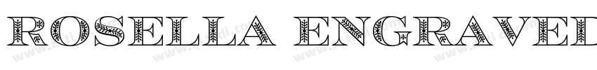 Rosella Engraved字体转换